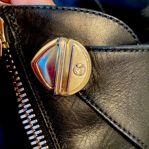 EUC [Louis Vuitton] Pointed Jumble Bootie Boots Black Leather Womens Sz 37, US 7 - Picture 7 of 14